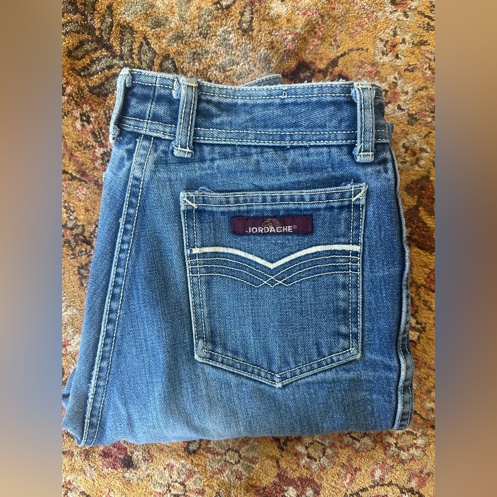 RARE 80s Vintage Jordache High Waist Straight Leg Jeans - 2/4